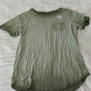 Carbon longer length short sleeved shirt